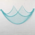 thumbnail image 1 of Qesonoo Cotton Fishing Net Decorative 79 Inch Beach Themed Decor Home Bedroom Party Wall Decoration Fish Netting Decorative (Light Blue), 1 of 6