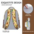 thumbnail image 3 of Cute Kawaii Cactus School Backpack - Minimalist Botanical Design with Waterproof & Spinal Support Features, 3 of 3