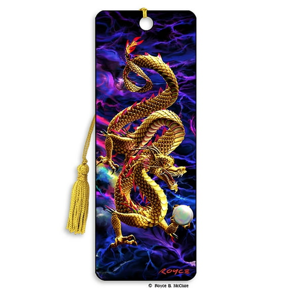 Royce 3D Bookmark - Golden Dragon (Other)