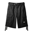 thumbnail image 2 of Ma Croix Pro Club Mens Cotton Twill Cargo Short Pants with Belt 30"-52", 2 of 4