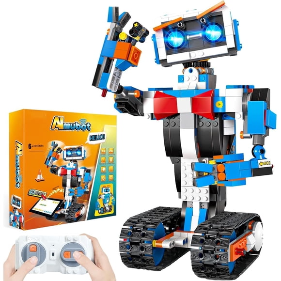 okk Robot Building Toys for Boys, STEM Projects for Kids Ages 6-12, Remote & APP Controlled Engineering Learning Educational Coding DIY Building Kit