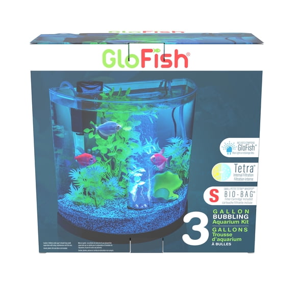 GloFish Half-Moon Bubbling Aquarium Kit