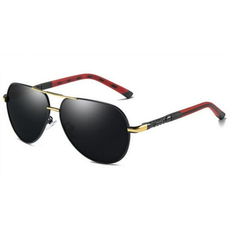 Mens Photochromic Polarized Sunglasses Pilot UV400 Eyewear Sport Driving Glasses