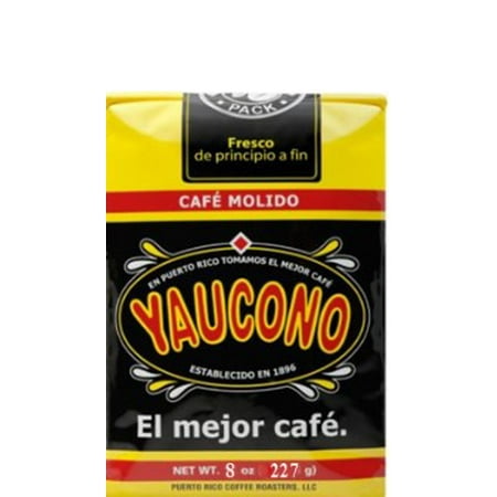 Yaucono Puerto Rican Ground Coffee 8 oz Bag (Best Puerto Rican Food Nyc)