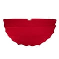 thumbnail image 2 of Northlight Scalloped Edge Christmas Tree Skirt - 48" - Red, 2 of 3