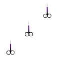thumbnail image 4 of Vogacara Tijeras para cejas, tijera para el pelo de la nariz Simple para el hogar, accesorio para quitar el pelo, herramienta de belleza Type1 NO1, 4 of 6