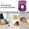 thumbnail image 3 of PENIKOKO Lap Pillow for Reading Plush Violet Nap Support Library Use 1Pcs, 3 of 6