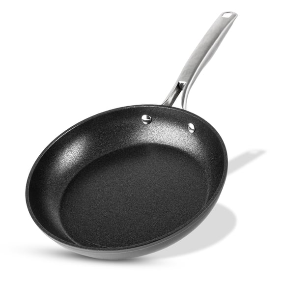 GraniteStone Armor Max 10 Inch Nonstick Frying Pan, 8x Longer Lasting Non Stick Hard Anodized Aluminum Frying Pan, Easy Clean, Oven Safe, Electric Stovetop Compatible