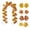 B, variant on Coffee Artificial Maple Leaf Vine 78.7 Inch&nbsp;- Fall Thanksgiving Door Wreath Decor (78.7 in)