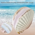 thumbnail image 2 of WRIBZD Abalone Shell/Lion's Paw Shell/Scallop Shell Notebook Book Charm Exquisite School Office Stationery W0A3 Drawing G8Y0, 2 of 6