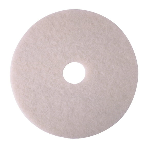Niagara™ 4100N Polishing Pads, 17", White, Case Of 5