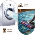 thumbnail image 6 of Summer Ocean Area Rugs 3x5 ft Nautical Watercolor Sea Coral Seaweed Fish Marine Life Washable Rug Non Slip Indoor Carpet Absorbent Floor Mat for Living Room Bedroom Dining Room, 6 of 9