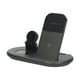 thumbnail image 4 of Cargador Inalámbrico 3 en 1 FD05: Carga Rápida para Teléfono, Audífonos y Reloj (Solo Samsung), 15W Máximo, Color Negro, 4 of 6