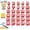 Red, variant on Numbered Pencil Toppers, 30pc Number Pencil Toppers, 3D Printed Reusable Classroom Pencil Labels for Teachers, Pencils Tracking Markers for Supply Stations and School Organization(Blue)