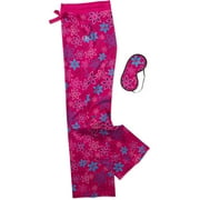 Op - Juniors Snowflake Pajama Pants with Eye Shade