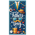 thumbnail image 6 of Decorative Design Father's Day Celebration Banner Festive Style Men's Accessories Polyester Background for Father's Day Event Party Decoration Gift, 6 of 7