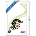 thumbnail image 3 of The Powerpuff Girls - Buttercup Heart Lines Wall Poster, 14.725" x 22.375", Framed, 3 of 3