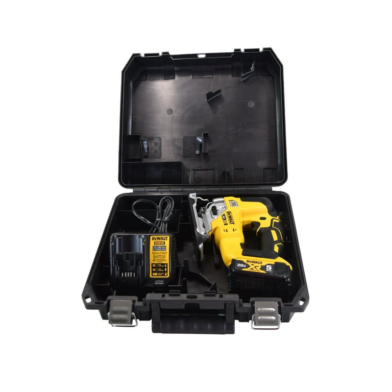 DeWalt DCS334P1 20V Max XR Cordless Jig Saw Kit with 5.0Ah Battery Charger Tool Case