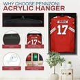 thumbnail image 2 of Clear Acrylic Hanger - Jersey Display Hanger, 2 of 7