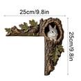 thumbnail image 3 of Velmasee Forest Animal Doorway Door Frame Decor, 2D Realistic Print Smooth Wood No-Drill Installation, Woodland Ornament for Home Wall Corner Fall Christmas Decor, 3 of 8