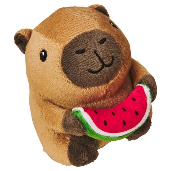 Spot 52256 4 in. Capybara with Watermelon Catnip Cat Toy