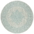 thumbnail image 6 of SAFAVIEH Courtyard Delbet Distressed Medallion Indoor/Outdoor Runner, 2'3" x 8', Grey/Aqua, 6 of 11