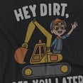 thumbnail image 2 of Blippi Hey Dirt, See You Later Women's Loose T-Shirt, Black, Medium, 2 of 4