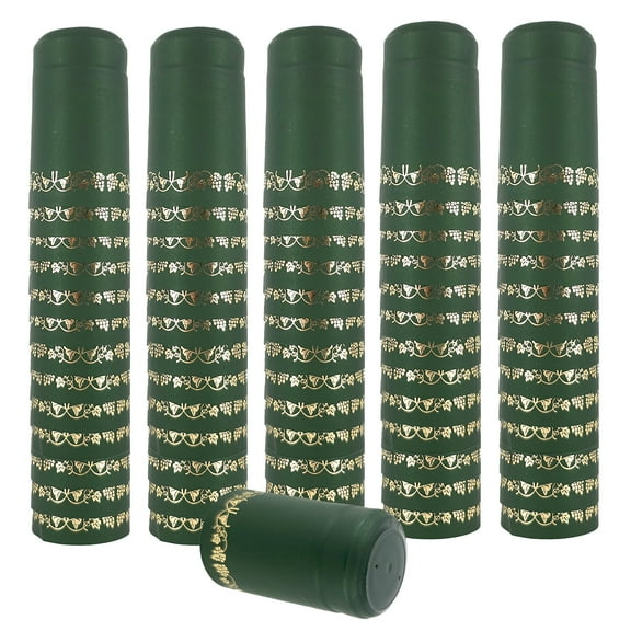 Home Brew Ohio Green With Gold Grapes PVC Shrink Capsules 8000 count