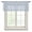Blue, variant on Pink White Stripe Sheer Curtains Valances for Windows Modern Minimalist Geometric Striped Chiffon Kitchen Valances for Cafe, Voile Window Treatments Curtains for Living Room Bedroom, 42"x12"