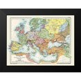 thumbnail image 2 of Poole 14x11 Black Modern Framed Museum Art Print Titled - Europe Charles V 1519 AD - Poole 1902, 2 of 5