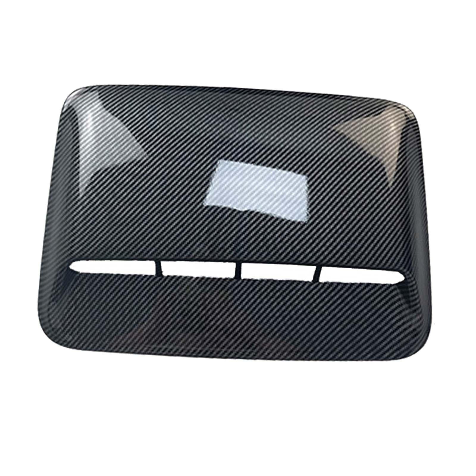 Nishiyuenyi Hood Body Air Decorative Intake Replaces Car Hood Vent for Car Modification Carbon Fiber Pattern