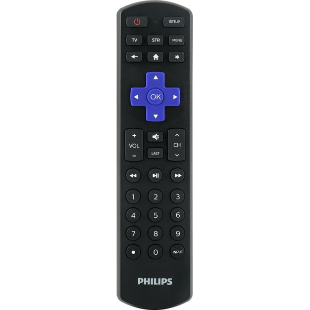 Philips Roku® + TV Universal Remote, Black, SRP6320R/27