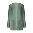 thumbnail image 5 of BSDJILFG Cardigans for Women Fall 2025 Casual Lightweight Shrugs No Hood Solid Color Long Sleeve Casual Open Front Jackets with Pockets Outwear, 5 of 6