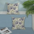 thumbnail image 3 of Spring Flower Pillow Covers 18x18 Watercolor Blue Floral Farmhouse Decor Throw Pillows Case for Couch Seasonal Pillowcase Outdoor Decorative Cushion Cases for Sofa Bed Decorations Set of 2, 3 of 6