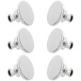 thumbnail image 2 of Curtain Magnets with Strong Magnetic Force for Drapes Made of Stainless Steel Silver Color 3 Pairs, 2 of 3