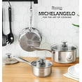 thumbnail image 7 of Stainless Steel Saucepan Set with Lids 1QT & 2QT & 3QT, Stainless Steel Sauce Pot Set 6pcs, Induction Saucepans, Nonstick Sauce Pan Set, Dishwasher Safe, 7 of 7
