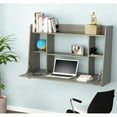 thumbnail image 4 of Home Square 2-Piece Set with Engineered Wood Desk & 2 Shelf Bookcase, 4 of 14