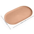 thumbnail image 3 of 1pc Elliptical Serving Tray, Modern Plastic Snack Tray Home Decor Dessert Jewelry Organizer, Coffee Table Catchall for Living Room, Dishwasher Safe, 3 of 7