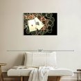 thumbnail image 2 of Elephant Stock Poker Ace High Wall Art - Horizontal Canvas Wall Art - Living Room Wall Decor - Photography Hobbies And Lifestyle Canvas - Black And Beige Decor - 30" x 20", 2 of 8