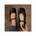 thumbnail image 4 of Women Ballet Flats Shoes Premium Leatherette for Comfort, Multiple Color Options, Square Toe Design, Dressy Casual & Everyday Wear Ready, 4 of 10