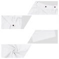 thumbnail image 4 of Uwinwear Mens Linen Beach Pants Casual Summer Stylish Straight Leg Trousers Lightweight Loose Fit Travel Pants With Pockets,White,XXXL, 4 of 7
