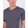 thumbnail image 5 of Real Essentials 5 Pack: Men’s V-Neck Dry-Fit Moisture Wicking Active Athletic Tech Performance T-Shirt, 5 of 7