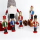 thumbnail image 4 of JM Adornos navideños de cascanueces 6 piezas Adornos navideños de cascanueces, Figuras de cascanueces con purpurina para adornos de árboles de Navidad Regalo de cumpleaños Fiesta en casa Decoraciones navideñas JM ER, 4 of 5