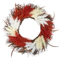 thumbnail image 2 of Northlight Fall Harvest Mixed Heather Artificial Grapevine Wreath - 24" - Unlit, 2 of 6
