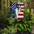 thumbnail image 2 of Carolines Treasures BB9643GF Harlequin Great Dane Patriotic Flag Garden Size  Small multicolor, 2 of 3