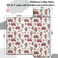 thumbnail image 5 of Fireman and Flame White Pattern Teens Toddler Nap Mat with Pillow, Sleeping Mat Bag for Preschool Daycare 59"x22", 5 of 6