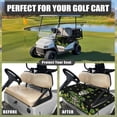 thumbnail image 4 of Whosucclay Lucky Hat Skull Pattern Comfort Golf Cart Seat Protector, with Storage Pockets Thick Golf Cart Protector for EZGO Club Car Yamaha, 52.36" x 32.28", 4 of 7