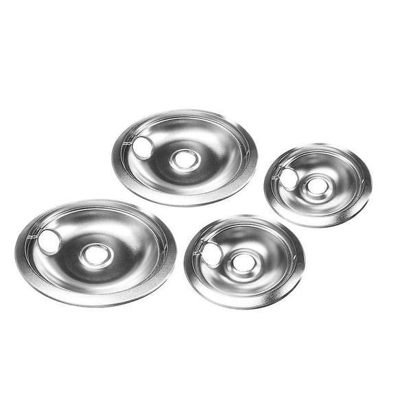Stove Drip Pans Replacement for Whirlpool etc, Two 190mm,Two 238mm-