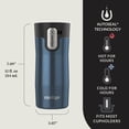 thumbnail image 2 of Contigo 12 oz. West Loop 3.0 Insulated Stainless Steel Travel Mug - Blueberry, 2 of 4