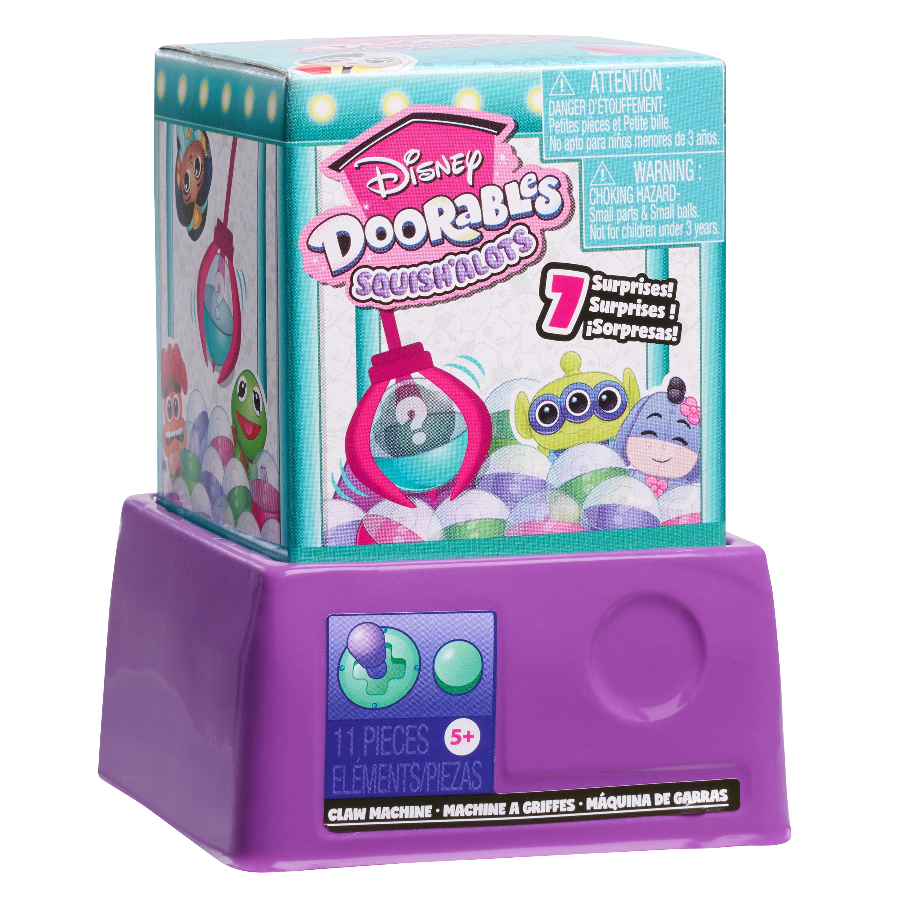 Disney Doorables Whatcha Gotcha Claw Machine, 11 cm Collectible 9 Piece Toy, Boys and Girls Ages 5 up
